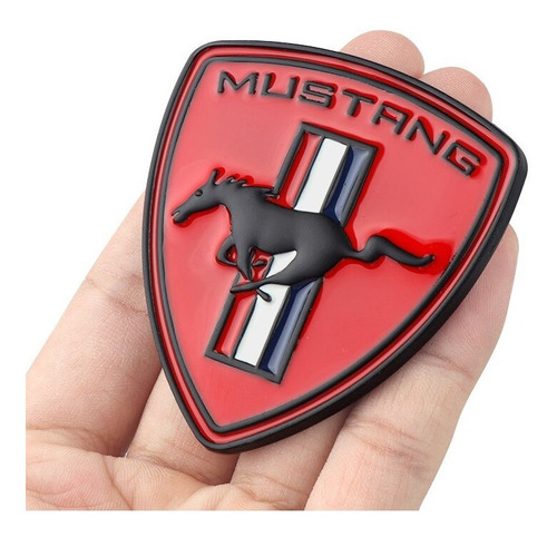 Emblema Mustang Rojo Shelby Mach1 Hardtop Gt Foto 2