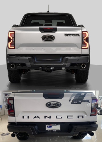 Letras Logotipo Ford Ranger Raptor 2023 Tapa Batea  Foto 5