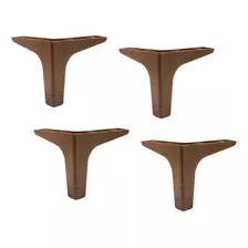 Pata De Plástico Para Salas 12 Cm Pack De 4 Pata Cafe