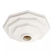 Plafonier Decorativo 910 Pavilonis Branco Para 1 Lâmpada 