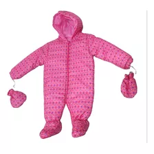 Astronauta Estampado Bebe Con Mitones Termico Y Impermeable