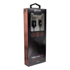 Cable Usb Tipo C - Noga Skin - 2 Metros Color Negro