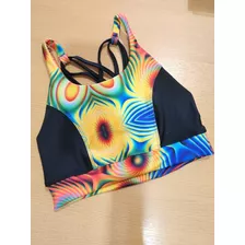 Top Deportivo De Lycra Costuras Reforzadas Varios Colores Jp