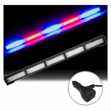 Barra Torreta Estrobo Led 5cob Policía 22 Pulgadas Azul-rojo