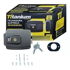 Fechadura Elétrica Titanium (abre Para Dentro E Para Fora )