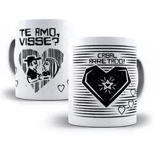 Caneca Personalizada Presente Para Namorado (a) Te Amo Visse