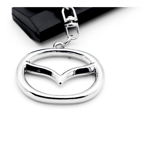 Llavero Metlico Largo Emblema Mazda Foto 4