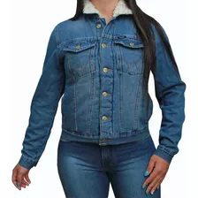 Jaqueta Wrangler Feminina Jeans Com Pelo