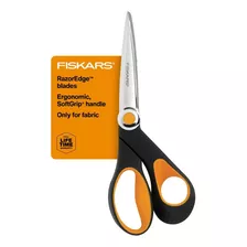 Fiskars 175800-1002 Razor-edge Softgrip Scissors, 8 Inch, Bl