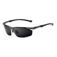 Óculos De Sol Veithdia M2462 Preto Cinza Escuro
