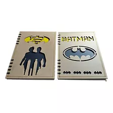 Cuadernos En Mdf Batman Cuadriculado Y Ecologicos