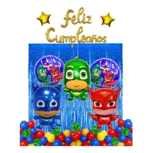 Globos Heroes En Pijama Pjmask De 29 Piezas Decoracion Fiest