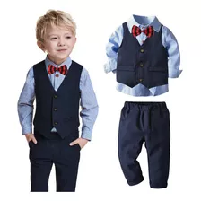 Conjunto Formal Para Festa De Aniversário Menino 2,4,6,8 Ano