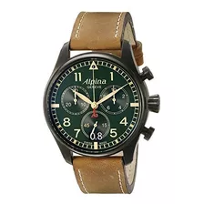 Alpina Hombres Al372gr4fbs6 Startimer Pilot Chronograph Big