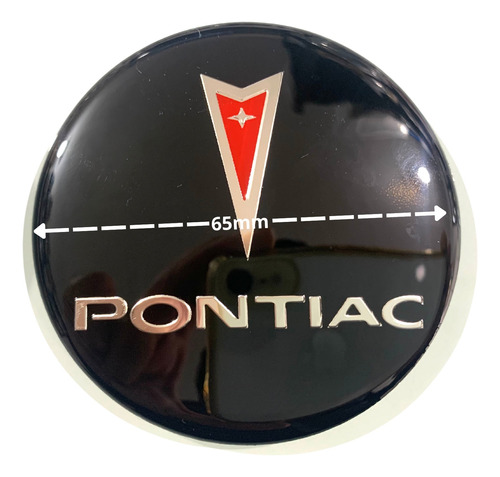 4 Emblemas Centro Rin Pontiac 65mm Foto 2