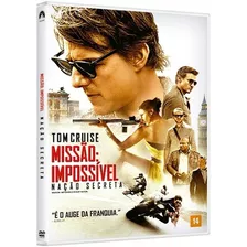 Dvd Missão Impossível Nação Secreta Tom Cruise Lacrado