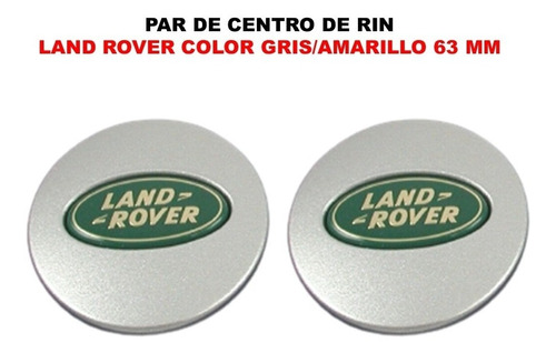 Par De Centros De Rin Range Rover Velar 2018 63 Mm Foto 3