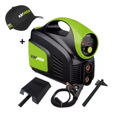 Soldadora Inverter Kroner 180 Premium+kit+ Gorro Kroner Color Verde Frecuencia 50 Hz/60 Hz