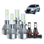 Kit Focos Led H4 Luz Alta Vw Crossfox 2013 2014 12v 35w