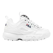 Tenis Para Dama Fila Disruptor Ii Premium Blanco