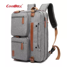 Coolbell 3 En 1 Mochila Convertible Para Portátil, 17,3 Inch