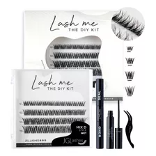 Jglashes Lash Me. Kit De Extensiones De Pestañas En Casa