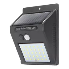 Kit 4 Luminária Solar 20 Led Com Sensor Movimento Fotocelula