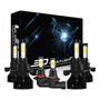 9007 Hb5 Kit De Focos Led De 4 Lados 6000k 11000lm Para Ford