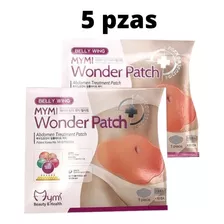 5 Parches De Abdomen Parche Mymi Wonder Patch Reductora Gras