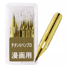 Comic Pen Nib- Type Professional - Modelo G - Titanio -...