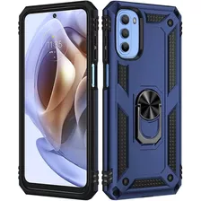 Funda Shockproof Para Motorola G31 4g + Mica Cristal 21d