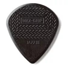 Pick Dunlop Max Griip Jazz Ill 471 - 3s Stiffo X 3