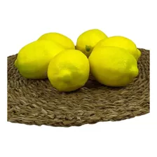 Kit 12 Limão Siciliano Artificial Realista Fruta Decorativa 