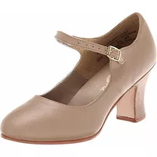 Zapato Para Mujer Capezio Manhattan Character, Caramelo, 5 M