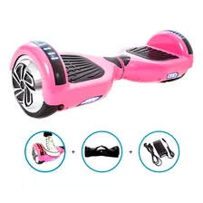 Hoverboard Original Skate Elétrico 6.5 Rosa Led Bluetooth