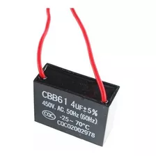 Capacitor Condensador Cbb61 4uf 450vac 4 Uf Motor Ventilador