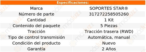 1 Pack Soportes Goma Escape F-150 Heritage V8 5.4l 04 S Star Foto 2