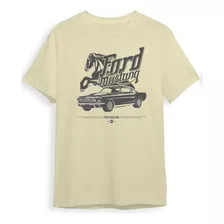 Camiseta Camisa Ford Mustang Muscle Car Classico Anos 70 Top