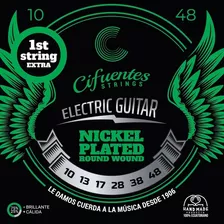 Cuerdas Guitarra Electrica 10-48 Nickel Plated Ac10 Cifuente