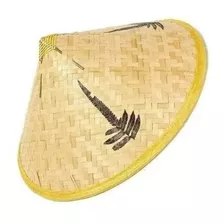 Sombrero Gorro Bambu Oriental Japones Artesanal