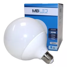 Lampada Ballon Led Globo G120 Grande 20w 3k E 6k Cor Da Luz Branco Frio 110v/220v