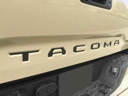 Emblema Toyota Tacoma Letras 3d Tapa Trasera Del 16-23 Foto 2