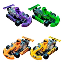 Auto Karting De Plástico X4 Unidades Juguete Regalo Niño