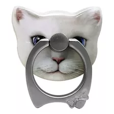 Anillo De Metal Multiuso Para Celular Diseño Gato Nssoceag 