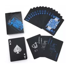 Cartas De Baralho À Prova D'água - Playing Cards - Pvc Preto