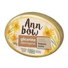 Sabonete Barra Glicerinado Glicerina Adstringente Ann Bow 90g