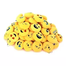 12 Chaveiros Emoji Emoticon Pelucia Sortido Atacado Revenda