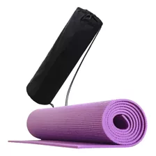 Colchoneta Mat Yoga Pilates Fitness 4 Mm + Bolso Porta Mat