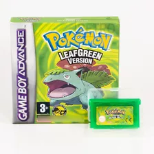 Pokemon Verde Hoja Leaf Green Re-pro Español Gba Caja Custom