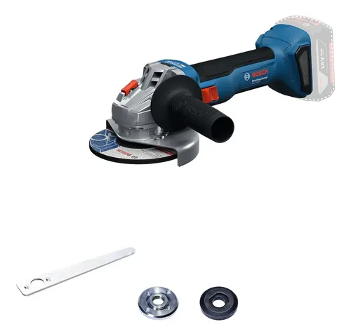 Amoladora Angular Inlambrica Bosch 115mm Gws 18v-8 Sin Bat Azul
